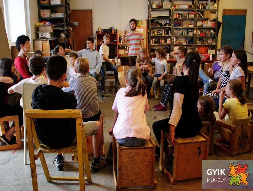 A GYIK Műhely kreatív alkotóközösség a Magyar Nemzeti Galériában működik